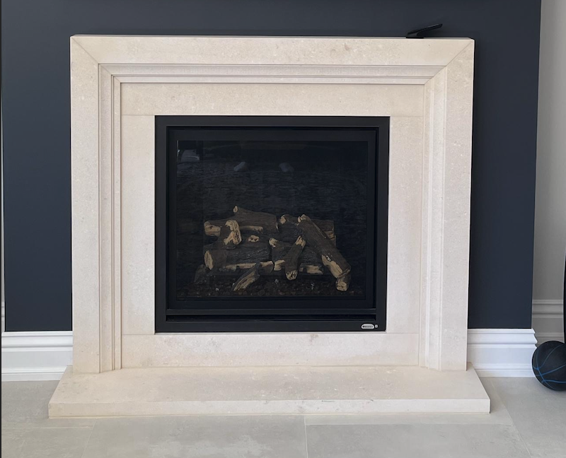 Stone Fireplace Example